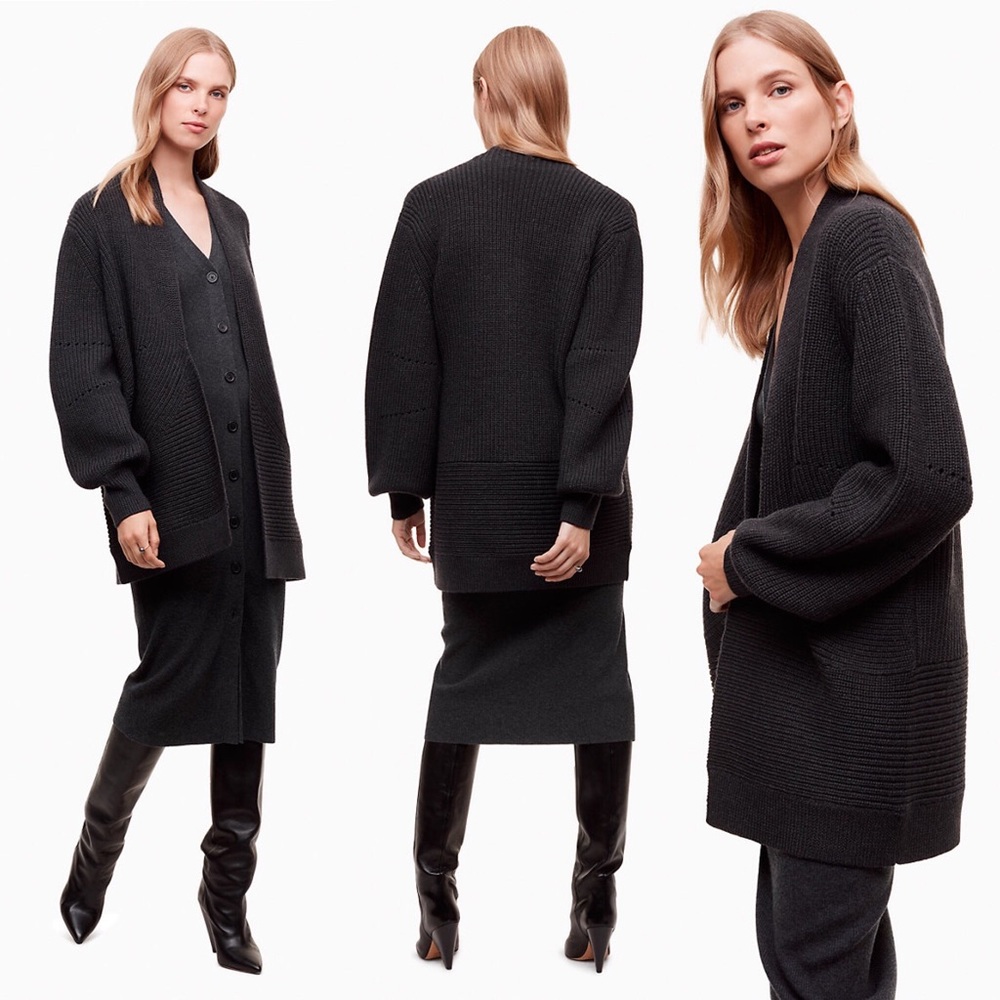 *SOLD* Aritzia Wilfred 💯% Wool Darcey Sweater - Picture 2 of 6